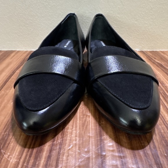 Birdies Sparrow Loafer Size 7.5 Black Licorice Suede Point Toe - Picture 4 of 9